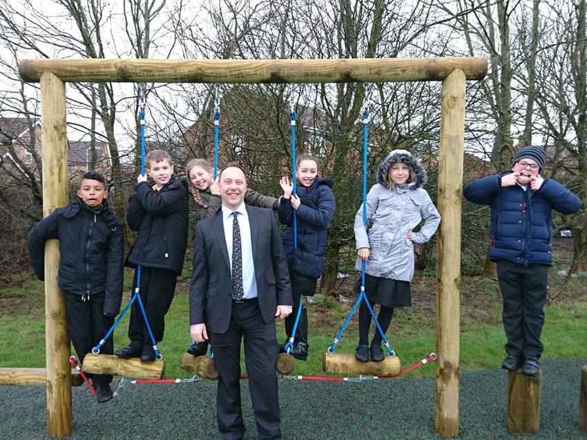 Ibstock Primary School's New Trim Trail Main Image